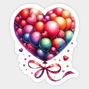 Hearts Afloat Sticker